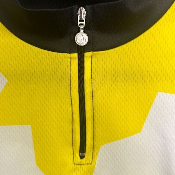 Jolly Wear Men's Cima Coppi‎ 1/4 Zip Short Sleeve Cycling Bikers Jersey Size XXL - Picture 4 of 9